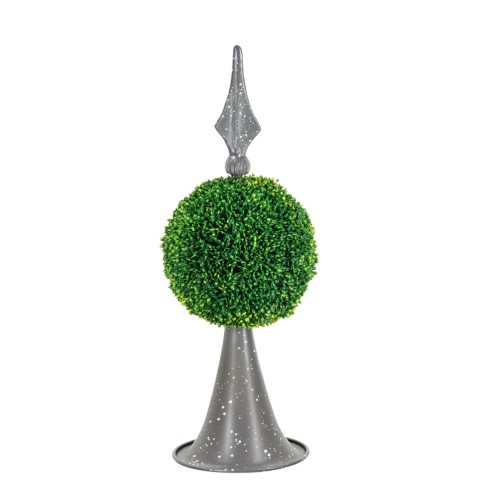 Artekko Boxwood Τεχνητή Μπάλα Πύξος Πλαστικό Μέταλλο Πράσινο (17.8x17.8x43.2)cm - 17.8cm  x 17.8cm  x 43.2cm