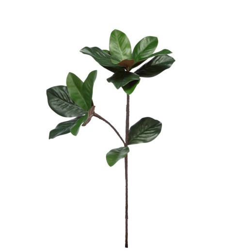 Artekko Magnolia Διακοσμητικό Τεχνητό Φυτό Μανώλια Πλαστικό Πράσινο (26x18x78)cm - 26cm  x 18cm  x 78cm