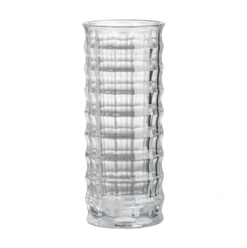 Artekko Urn Διακοσμητικό Βάζο Γυάλινο Διάφανο (10x10x25)cm - 10cm  x 10cm  x 25cm