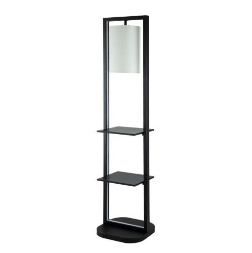 Artekko Shelf Φωτιστικό Επιδαπέδιο Ραφιέρα Μέταλλο Μαύρο (42.5x43.5x188.5)cm - 42.5cm  x 43.5cm  x 188.5cm