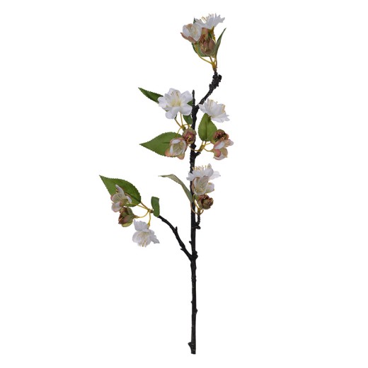 Artekko Faux Τεχνητή Μηλιά Ύφασμα Πράσινο Λευκό (16x3x50)cm - 16cm  x 3cm  x 50cm