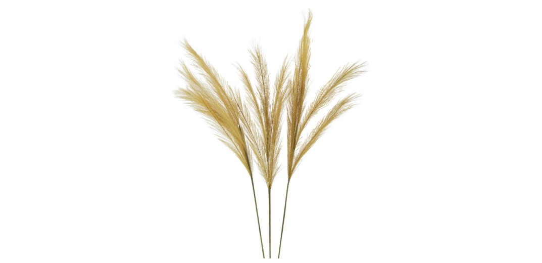 Artekko Faux Pampas Τεχνητό Πάμπας Πλαστικό Μπεζ (20x2.5x80)cm - 20cm  x 2.5cm  x 80cm