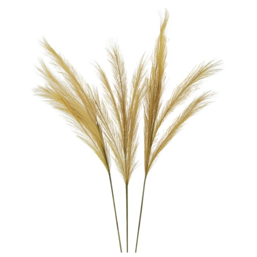 Artekko Faux Pampas Τεχνητό Πάμπας Πλαστικό Μπεζ (20x2.5x80)cm - 20cm  x 2.5cm  x 80cm