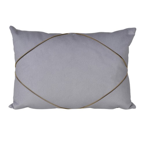 Artekko Pillow Μαξιλάρι με Φερμουάρ Ύφασμα Γκρι (35x50x12)cm - 35cm  x 50cm  x 12cm