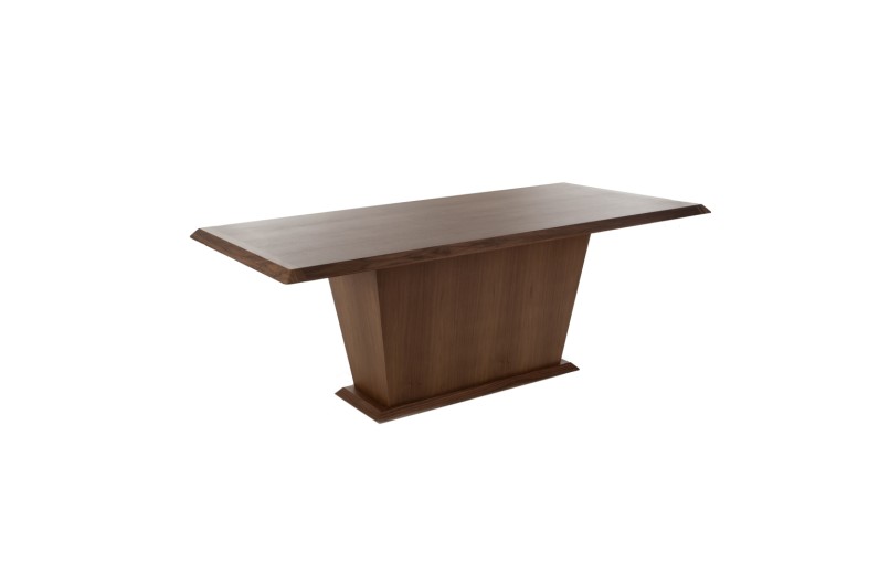 Artekko MS Καφέ Ξύλινη Τραπεζαρία (210x100x78)cm - 210cm  x 100cm  x 78cm