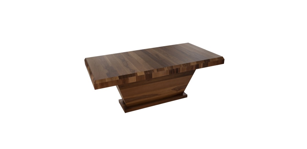 Artekko MS Καφέ Ξύλινη Επεκτεινόμενη Τραπεζαρία (205(+40)x105x80)cm - 245cm  x 105cm  x 80cm