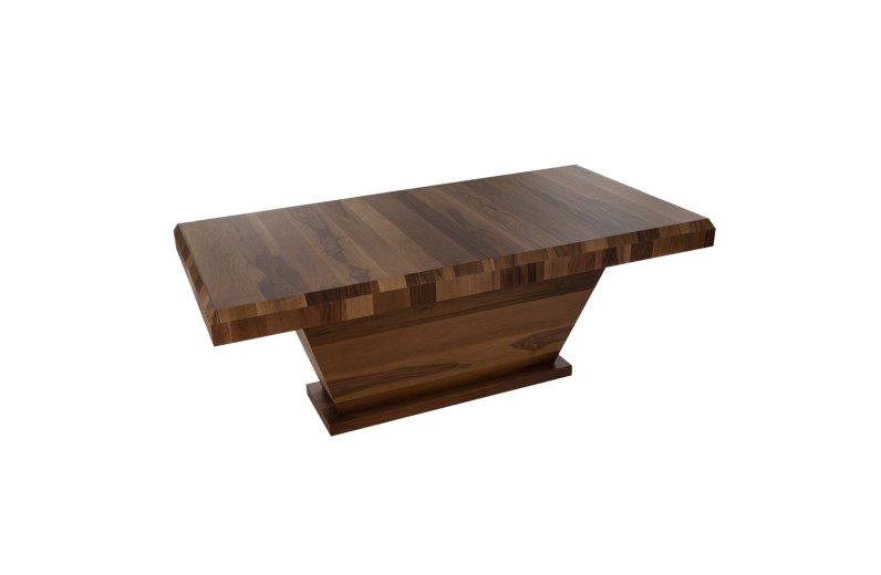 Artekko MS Καφέ Ξύλινη Επεκτεινόμενη Τραπεζαρία (205(+40)x105x80)cm - 245cm  x 105cm  x 80cm