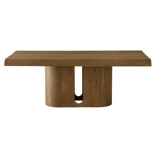 Artekko Asos Καφέ Τραπεζαρία MDF (200x110x77)cm - 200cm  x 110cm  x 77cm