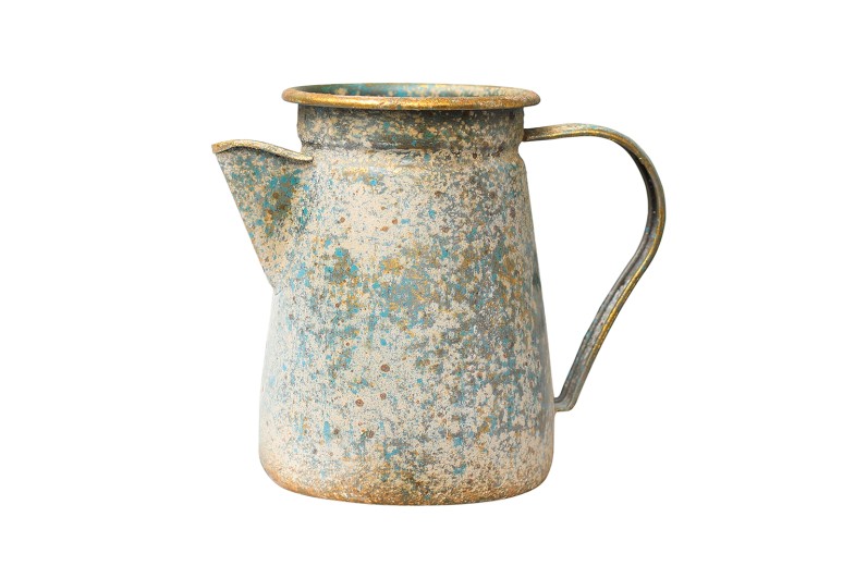 Artekko Pitcher Μεταλλική Διακοσμητική Κανάτα με Οξείδωση (17x12x20)cm - 17cm  x 12cm  x 20cm