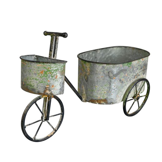 Artekko Planter Πράσινο Μεταλλικό Ποδήλατο Κασπώ (41x15x22)cm - 41cm  x 15cm  x 22cm