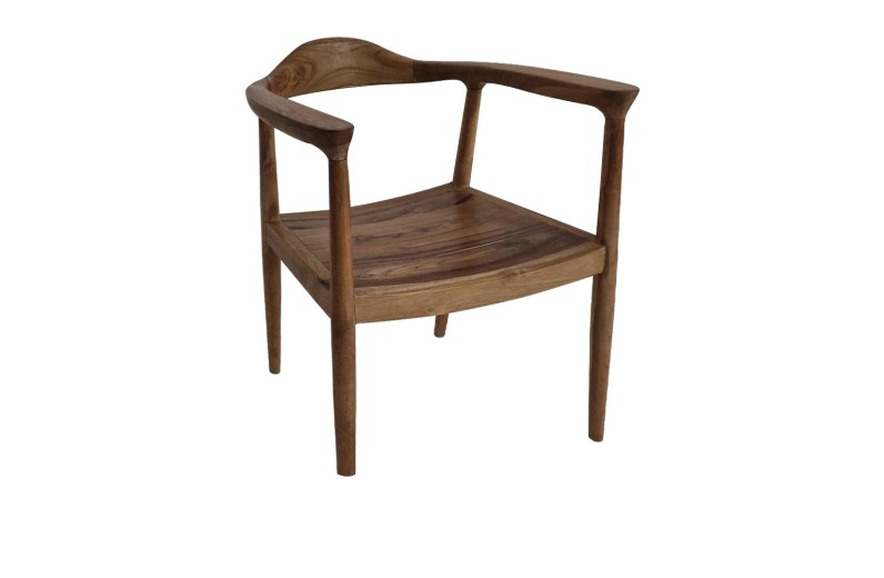 Artekko Munggur Ξύλινη Καρέκλα σε Φυσική Απόχρωση (58x50x70)cm - 58cm  x 50cm  x 70cm