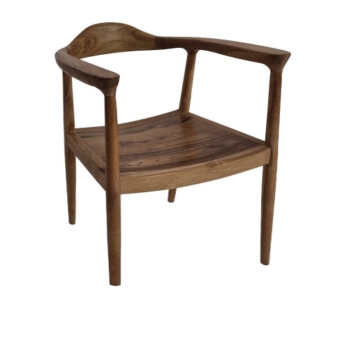 Artekko Munggur Ξύλινη Καρέκλα σε Φυσική Απόχρωση (58x50x70)cm - 58cm  x 50cm  x 70cm