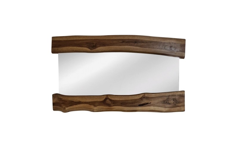 Artekko Munggur Ξύλινος Καθρέπτης Τοίχου σε Φυσική Απόχρωση (121x70x2.5)cm - 121cm  x 70cm  x 2.5cm