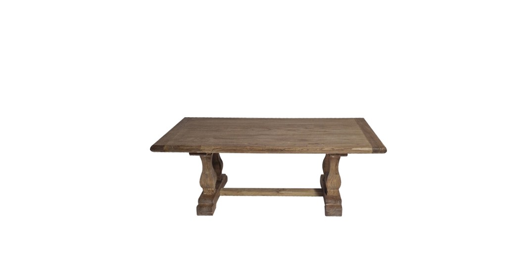 Artekko Deus Μασίφ Ξύλινο Τραπέζι Σαλονιού σε Φυσική Απόχρωση (130x70x46)cm - 130cm  x 70cm  x 46cm