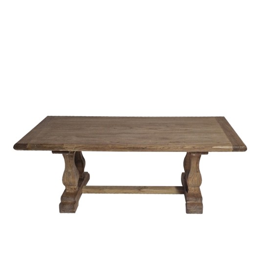 Artekko Deus Μασίφ Ξύλινο Τραπέζι Σαλονιού σε Φυσική Απόχρωση (130x70x46)cm - 130cm  x 70cm  x 46cm