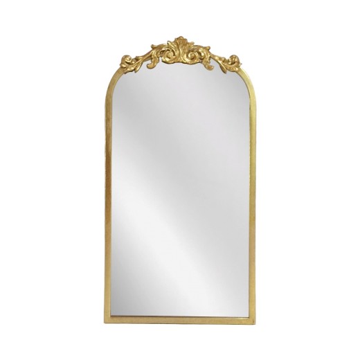 Artekko Dia Χρυσός Μεταλλικός Καθρέπτης Τοίχου (33x3x63)cm - 33cm  x 3cm  x 63cm