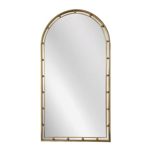 Artekko Dia Χρυσός Μεταλλικός Καθρέπτης Τοίχου (50x3.5x90)cm - 50cm  x 3.5cm  x 90cm