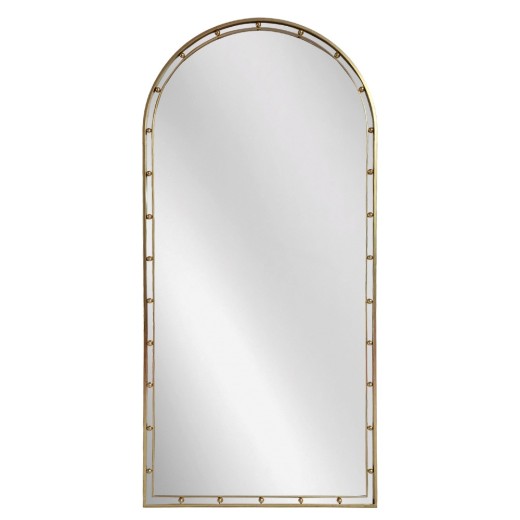 Artekko Dia Χρυσός Μεταλλικός Καθρέπτης Τοίχου (75x3.5x160)cm - 75cm  x 3.5cm  x 160cm