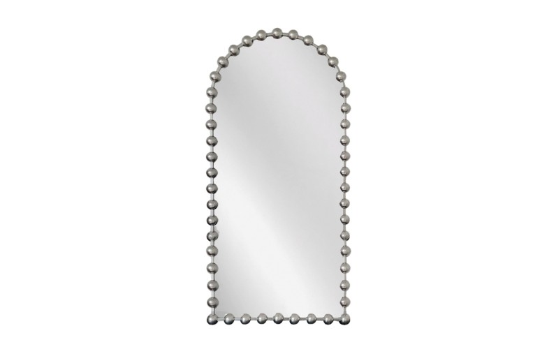 Artekko Dia Ασημί Μεταλλικός Καθρέπτης Τοίχου (72.5x4.5x181)cm - 72.5cm  x 4.5cm  x 181cm