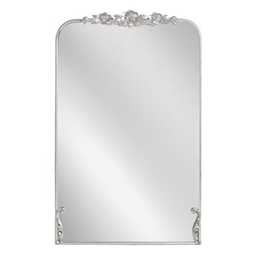 Artekko Dia Ασημί Μεταλλικός Καθρέπτης Τοίχου (58x3.5x92.5)cm - 58cm  x 3.5cm  x 92.5cm