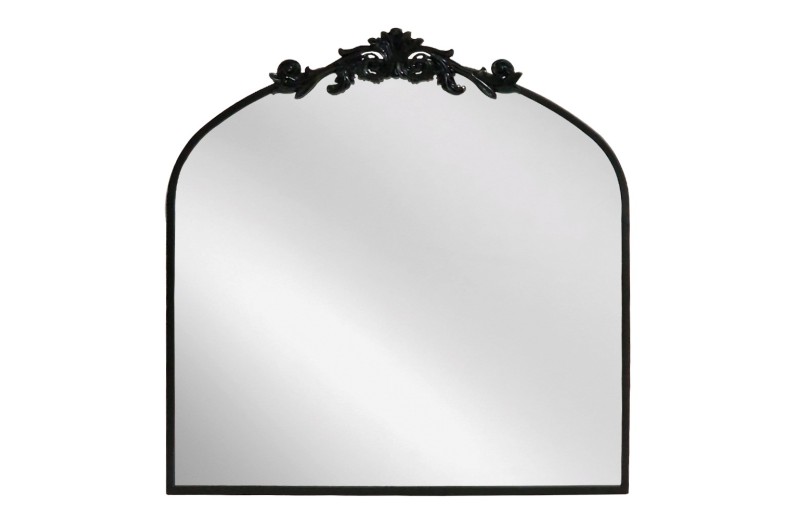 Artekko Dia Μαύρος Μεταλλικός Καθρέπτης Τοίχου (80x3x80)cm - 80cm  x 3cm  x 80cm