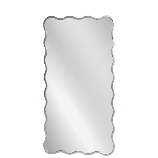 Artekko Dia Ασημί Μεταλλικός Καθρέπτης Τοίχου (75x2.5x160)cm - 75cm  x 2.5cm  x 160cm