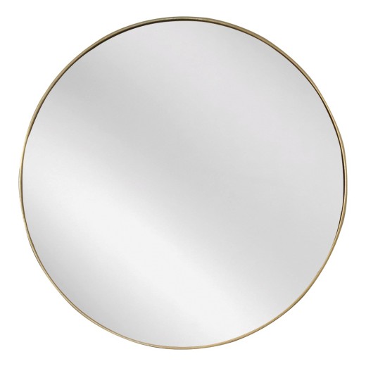 Artekko Dia Χρυσός Μεταλλικός Καθρέπτης Τοίχου (60x1.5x60)cm - 60cm  x 1.5cm  x 60cm