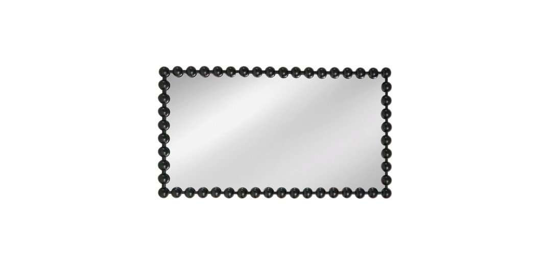 Artekko Dia Μαύρος Μεταλλικός Καθρέπτης Τοίχου (60x4.5x110)cm - 60cm  x 4.5cm  x 110cm