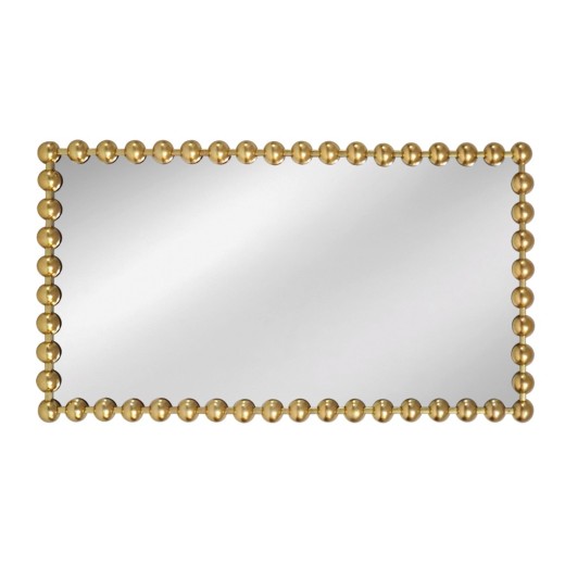 Artekko Dia Χρυσός Μεταλλικός Καθρέπτης Τοίχου (60x4.5x110)cm - 60cm  x 4.5cm  x 110cm