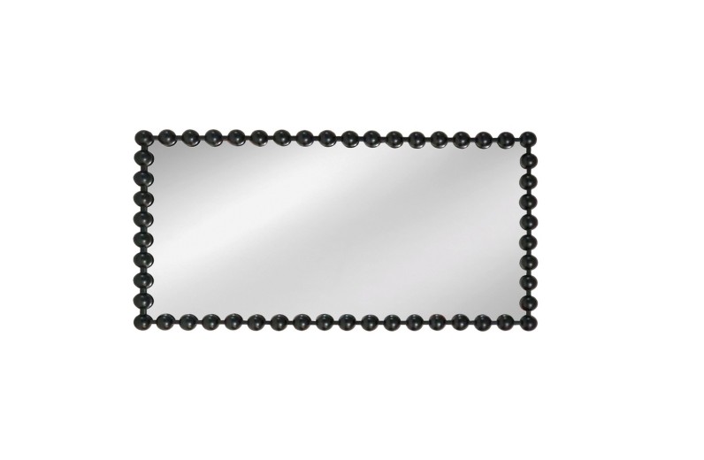 Artekko Dia Μαύρος Μεταλλικός Καθρέπτης Τοίχου (70x4.5x130)cm - 70cm  x 4.5cm  x 130cm