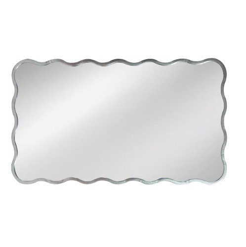 Artekko Dia Ασημί Μεταλλικός Καθρέπτης Τοίχου (61x2.5x110)cm - 61cm  x 2.5cm  x 110cm