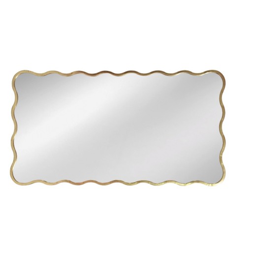 Artekko Dia Χρυσός Μεταλλικός Καθρέπτης Τοίχου (70x2.5x130)cm - 70cm  x 2.5cm  x 130cm