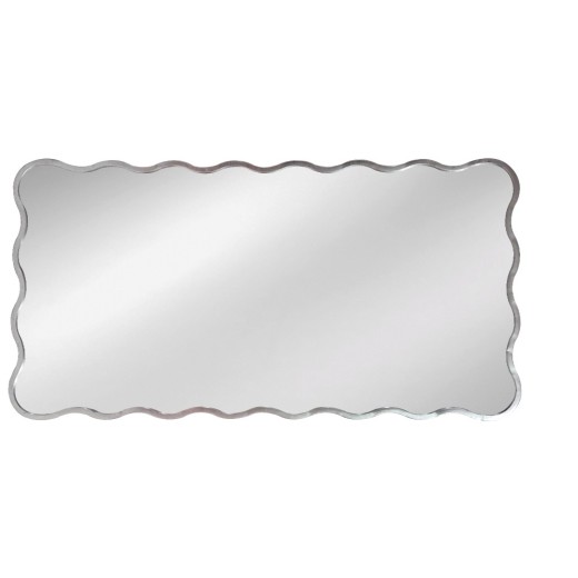 Artekko Dia Ασημί Μεταλλικός Καθρέπτης Τοίχου (70x2.5x130)cm - 70cm  x 2.5cm  x 130cm