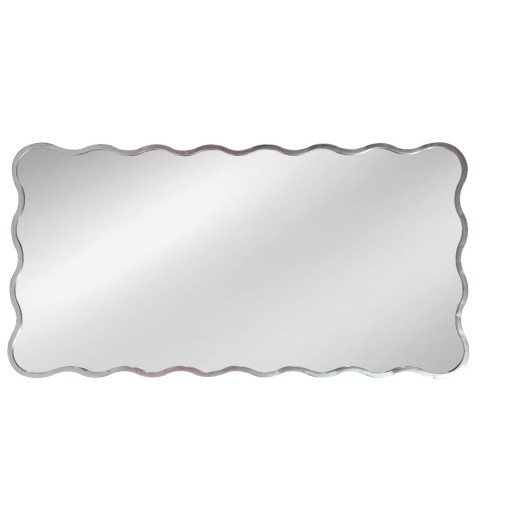 Artekko Dia Ασημί Μεταλλικός Καθρέπτης Τοίχου (75x2.5x160)cm - 75cm  x 2.5cm  x 160cm