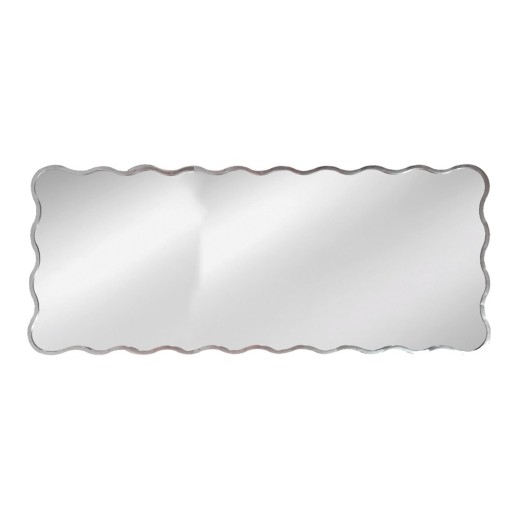 Artekko Dia Ασημί Μεταλλικός Καθρέπτης Τοίχου (80x2.5x180)cm - 80cm  x 2.5cm  x 180cm