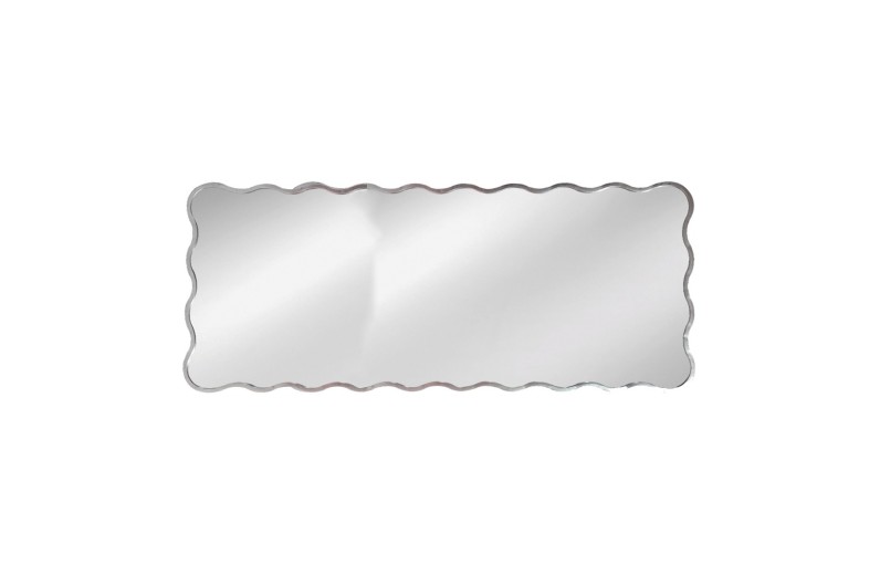 Artekko Dia Ασημί Μεταλλικός Καθρέπτης Τοίχου (80x2.5x180)cm - 80cm  x 2.5cm  x 180cm