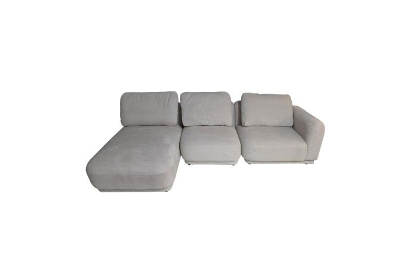 Artekko Cloud Μπεζ Υφασμάτινος Πολυμορφικός Γωνιακός Καναπές με 3 Ανεξάρτητα Κομμάτια (98x95x68)cm ( 80x93x68)cm  (92x157x68)cm 3pcs