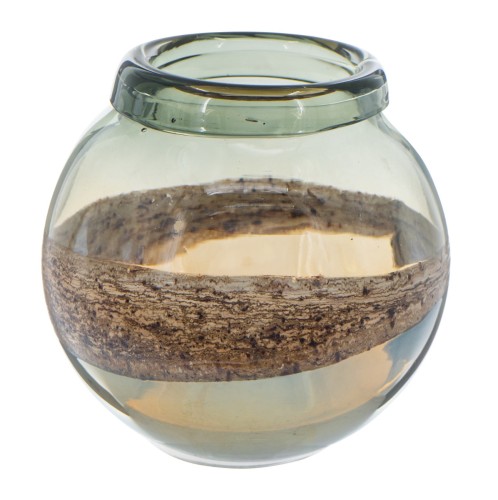 Artekko Glassy Διακοσμητικό Γυάλινο Βάζο