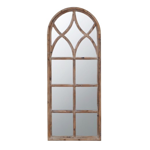 Artekko Mirror Καφέ Ξύλινος Επιδαπέδιος Καθρέπτης (60x5x148)cm - 60cm  x 5cm  x 148cm