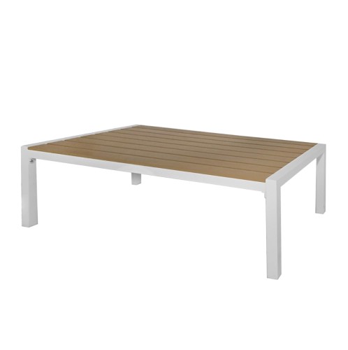 Artekko Alu Ξύλινο Τραπέζι Εξωτερικού Χώρου (170x70x42)cm - 120cm  x 70cm  x 42cm