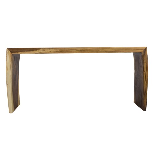 Artekko Verona Ξύλινη Κονσόλα σε Φυσική Απόχρωση (165x40x76)cm - 165cm  x 40cm  x 76cm