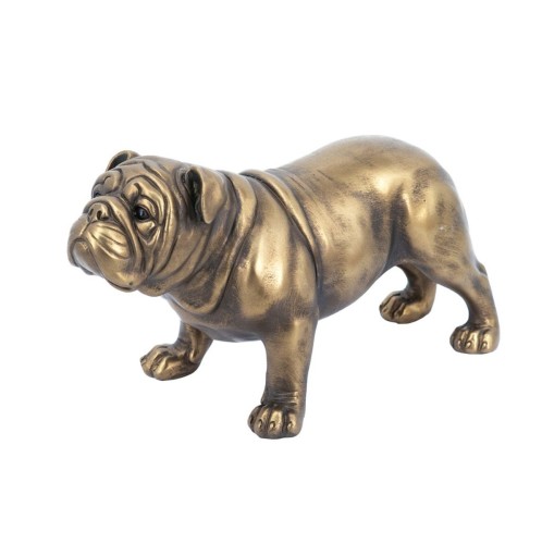 Artekko Animal Μπρονζέ Επιτραπέζιος Διακοσμητικός Σκύλος από Ρητίνη (26x12.7x14.8)cm - 26cm  x 12.7cm  x 14.8cm