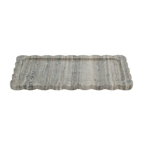 Artekko Marble Γκρι Μαρμάρινος Δίσκος Πλατό (35.5x20x1.8)cm - 35.5cm  x 20cm  x 1.8cm