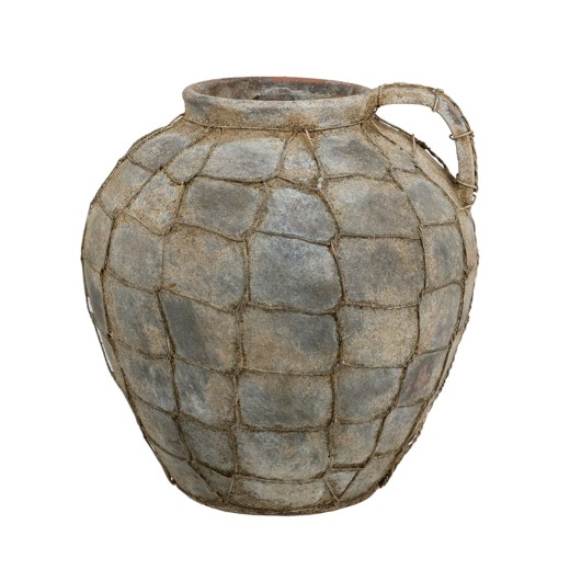 Artekko Antique Κεραμικό Βάζο σε Καφέ Αποχρώσεις (32x31.5x33)cm - 32cm  x 31.5cm  x 33cm