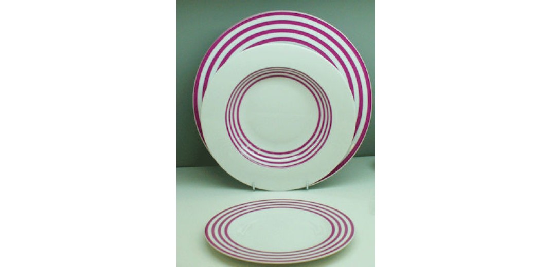 Cryspo Trio Σερβίτσιο Φαγητού Viva Φούξια 20τμχ