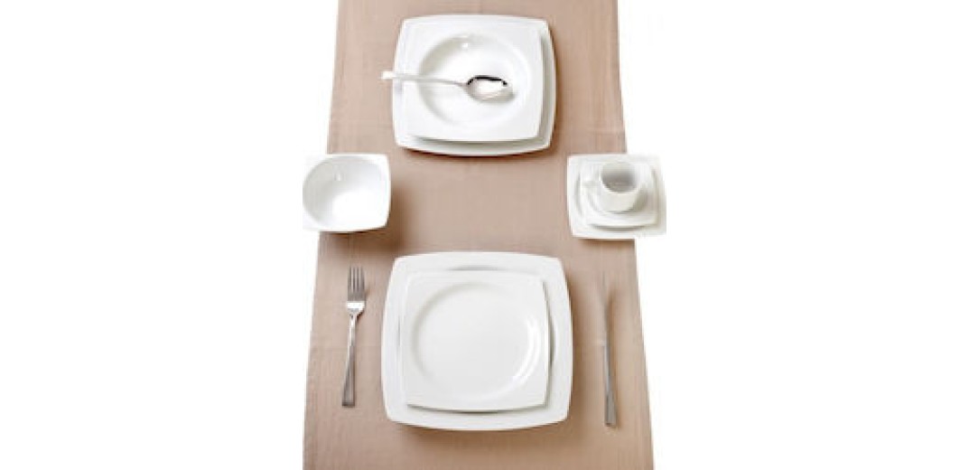 Σετ φλυτζάνια 6 τεμ. καφέ Quadro White by Cryspo Trio