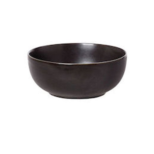 Cryspo Trio Σαλατιέρα Nero Mat Στρογγυλή 23cm