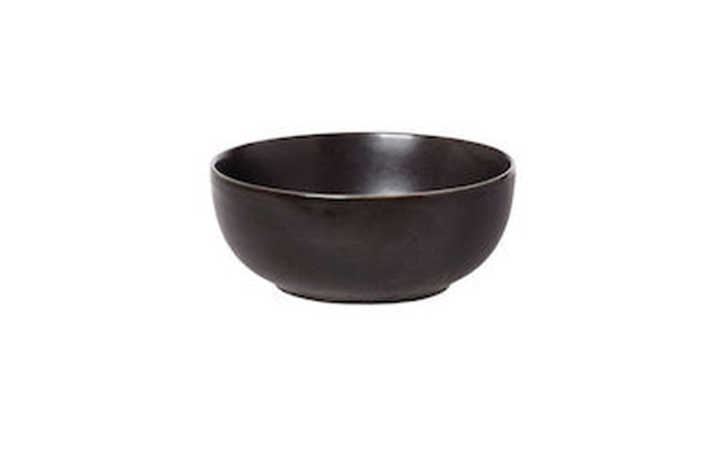 Cryspo Trio Σαλατιέρα Nero Mat Στρογγυλή 23cm