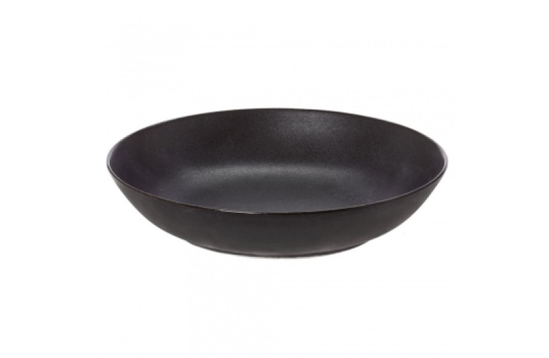 Cryspo Trio Πιάτο Βαθύ Nero Mat Στρογγυλό 21cm