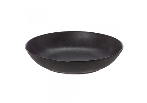Cryspo Trio Πιάτο Βαθύ Nero Mat Στρογγυλό 21cm